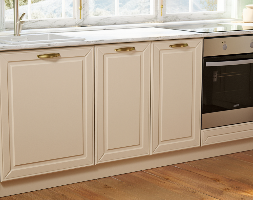 Пленочные фасады для кухонного гарнитура: плюсы, минусы, выбор и уход