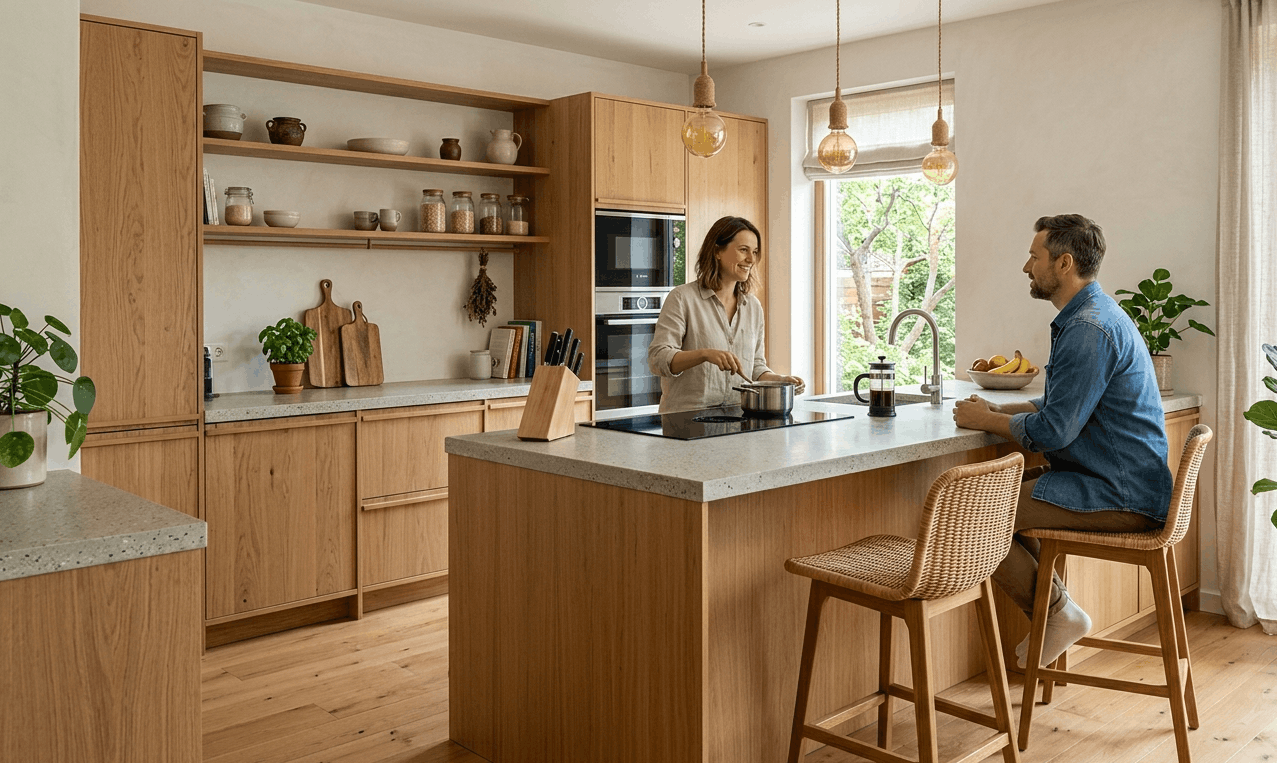 Экологичная кухня: мебель без вреда для здоровья и природы